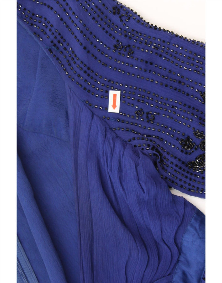 Γυναικεία μπλούζα REISS Top UK 10 Small Blue Silk