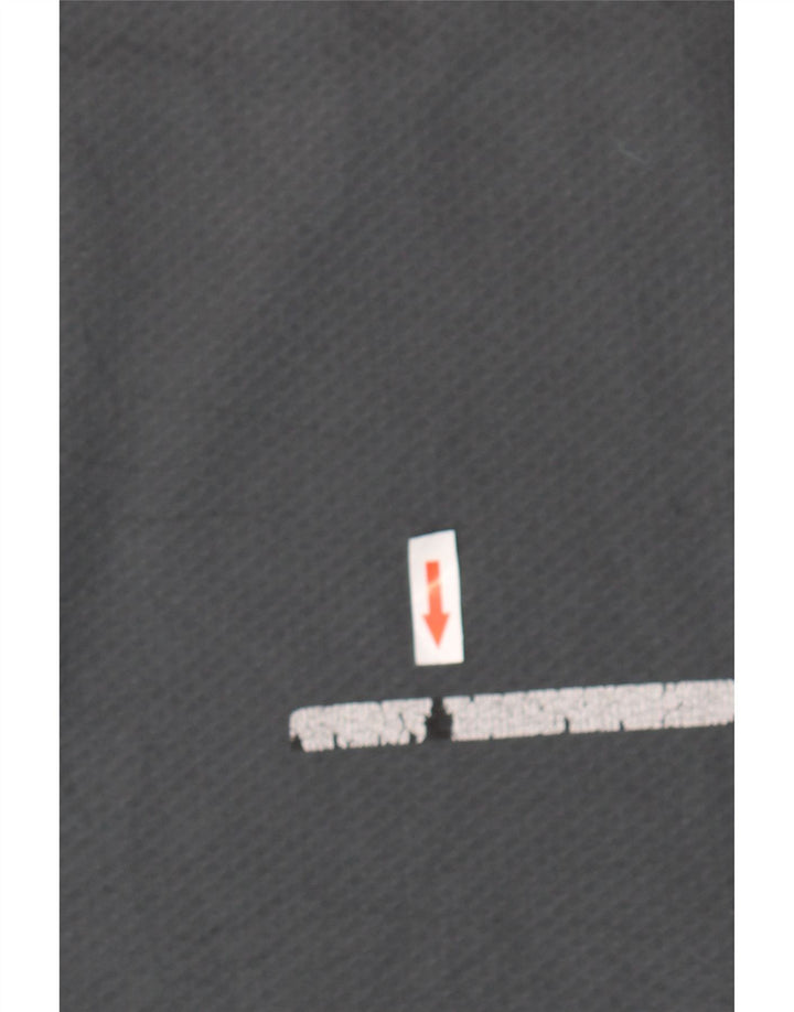 Russell Athletic Mens Dri-Power Hoodie Jumper Μεγάλος Γκρι Πολυεστέρας