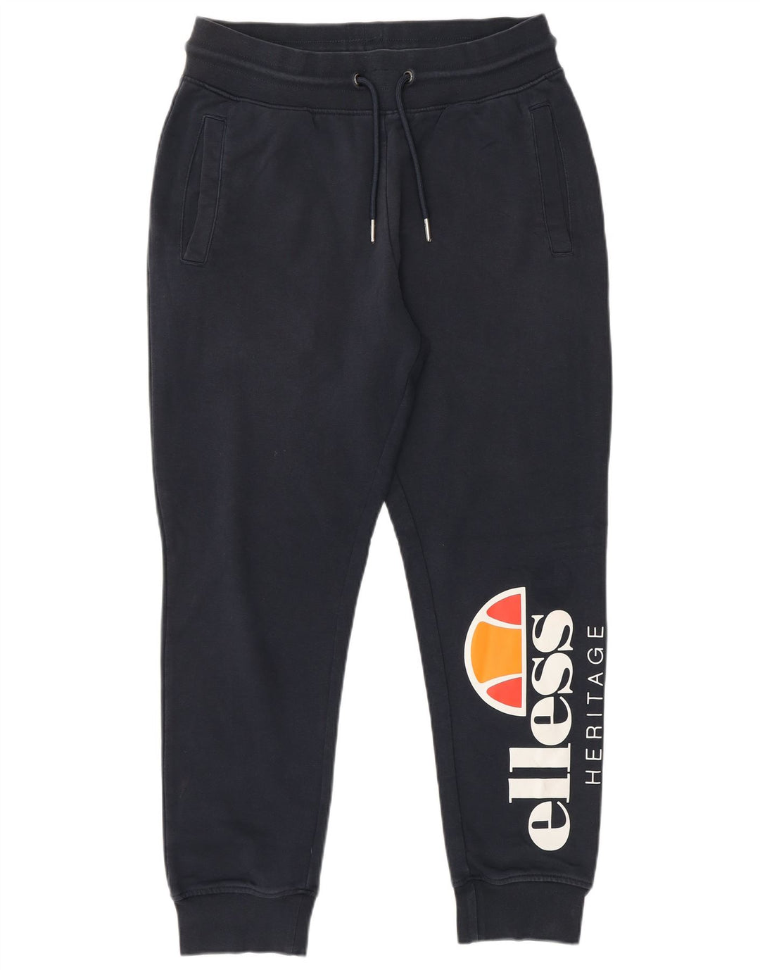 ELLESSE Γυναικεία φόρμα κληρονομιάς Παντελόνι Joggers UK 14 Medium Navy Blue
