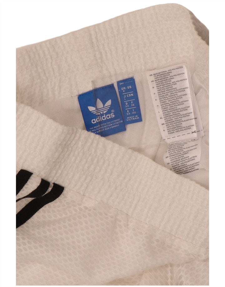 Γυναικείο αθλητικό σορτς ADIDAS UK 8 Small White Polyester