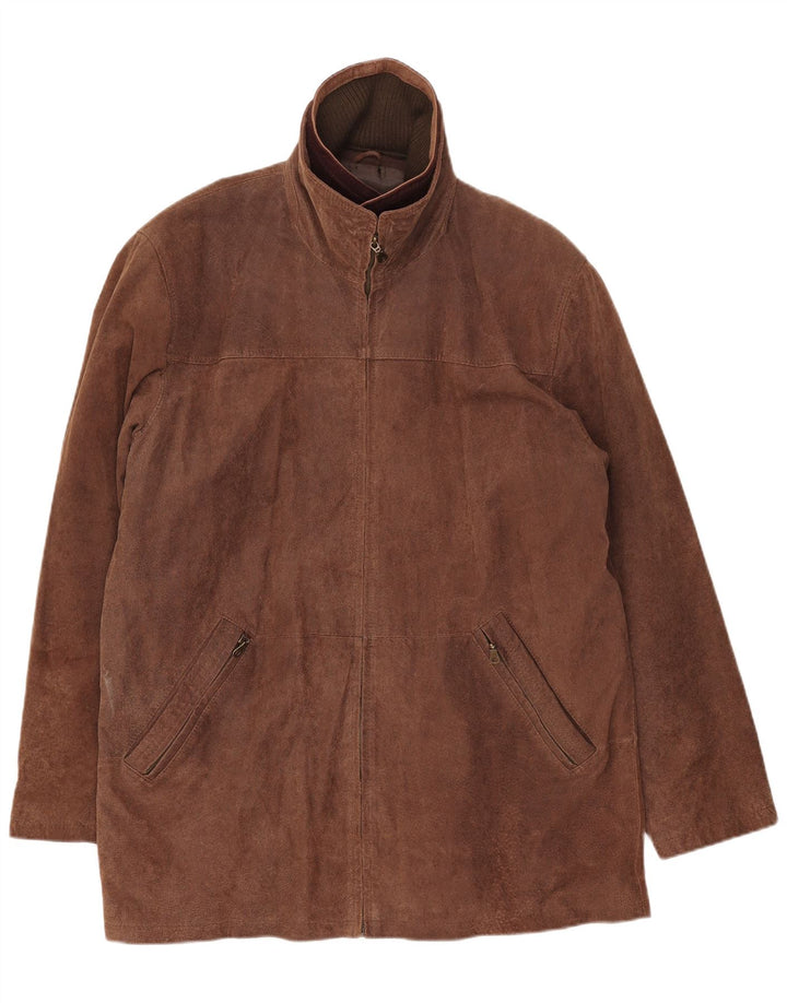 Torelli Ανδρικό Suede Jacket UK 42 XL Καφέ Δερμάτινο