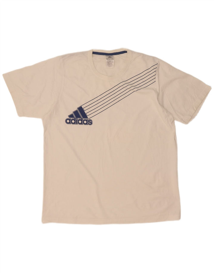 Ανδρικό γραφικό T-Shirt Adidas Top XL Λευκό