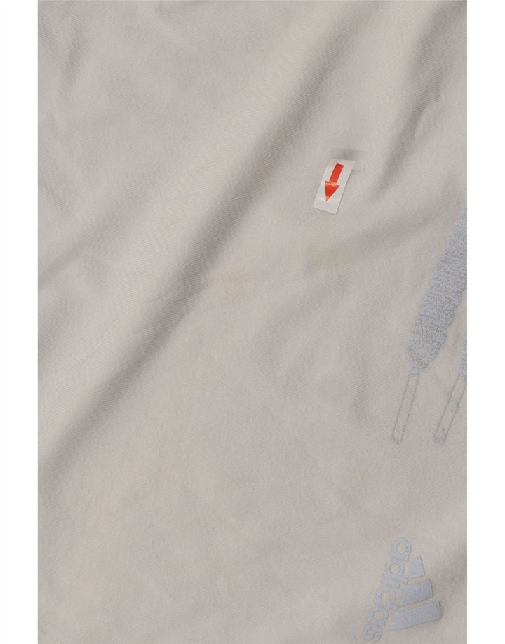 Ανδρικό T-Shirt Adidas Top μεγάλο μπλε βαμβακερό