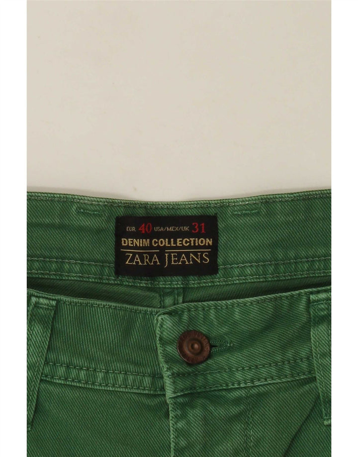 Zara Ανδρικό τζιν σορτς EU 40 Medium W31 Πράσινο