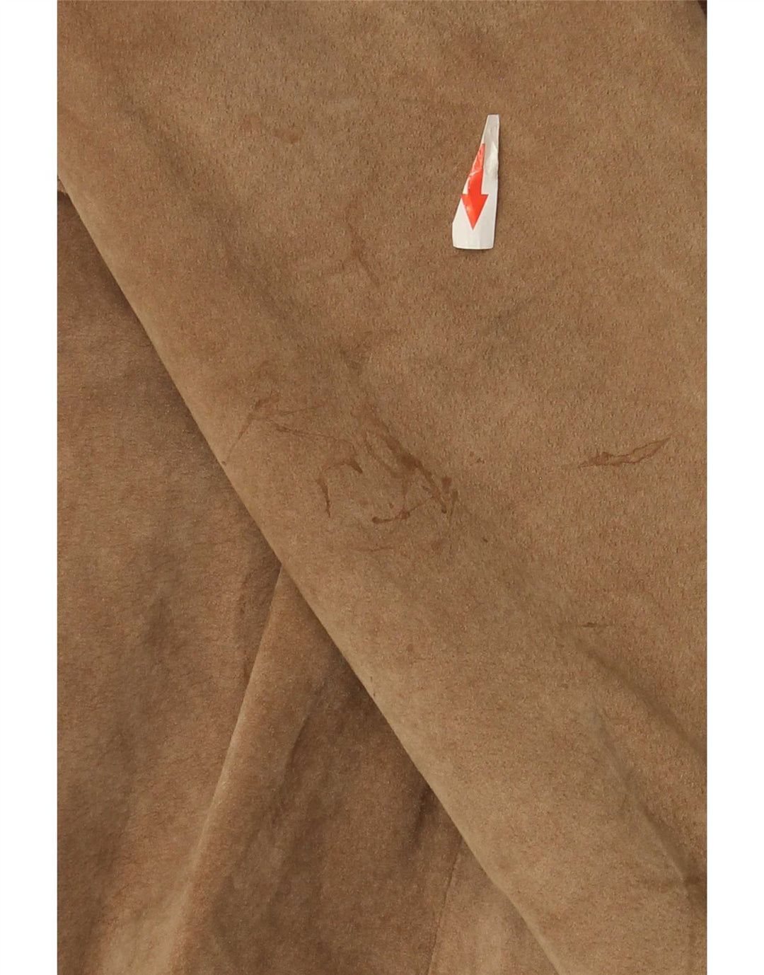 Vintage γυναικείο σουέτ πανωφόρι UK 14 Medium Beige