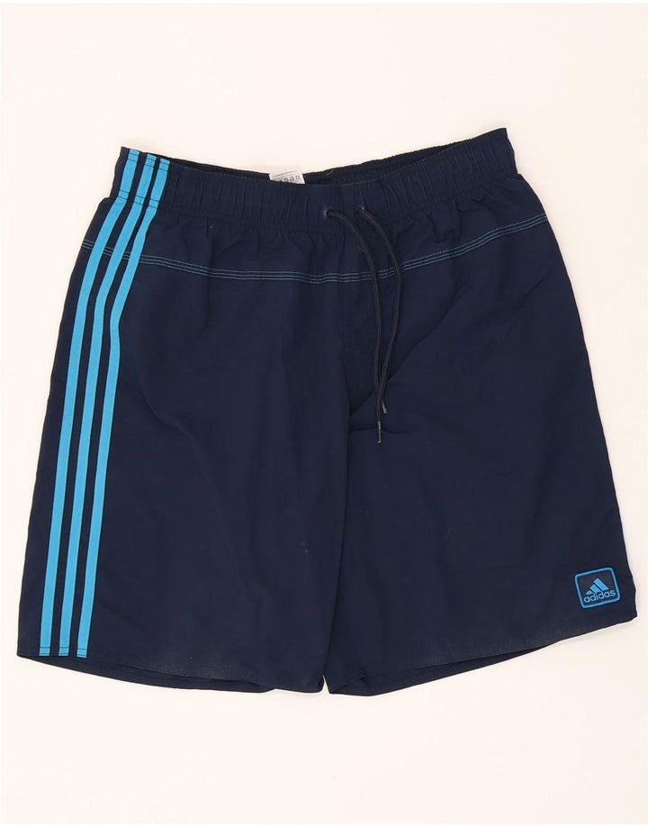 Ανδρικό σορτς κολύμβησης ADIDAS μεσαίο μπλε ναυτικό πολυεστέρας