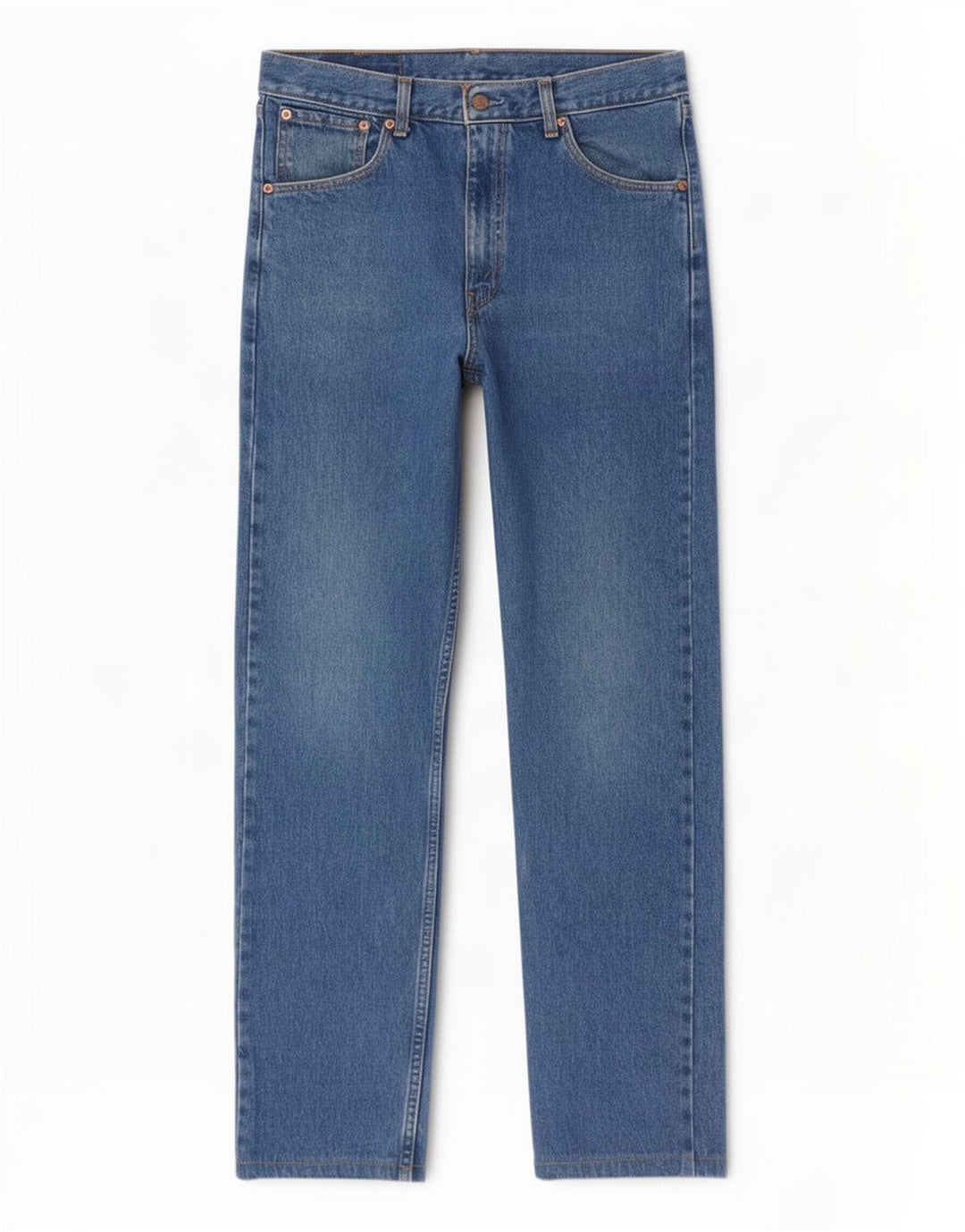 Levi's Mens 521 Straight Jeans W32 L32 Blue Cotton