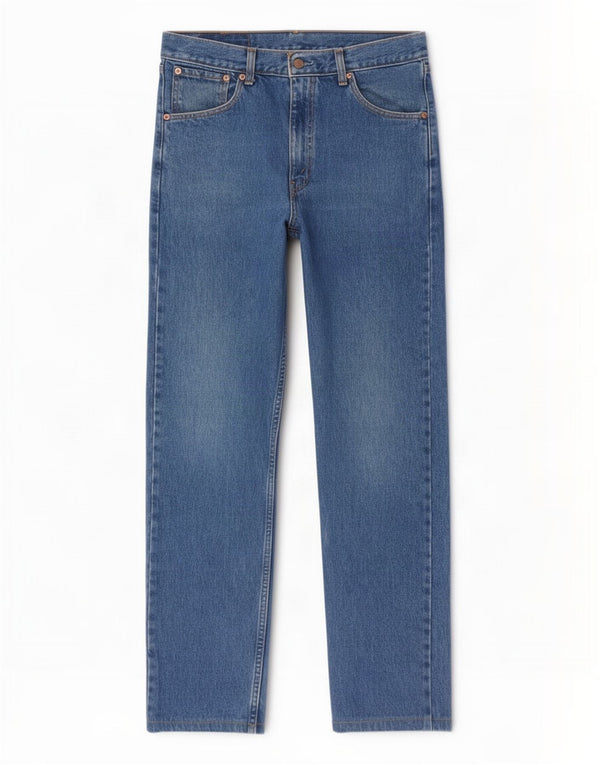 Levi's Mens 521 Straight Jeans W32 L32 Blue Cotton