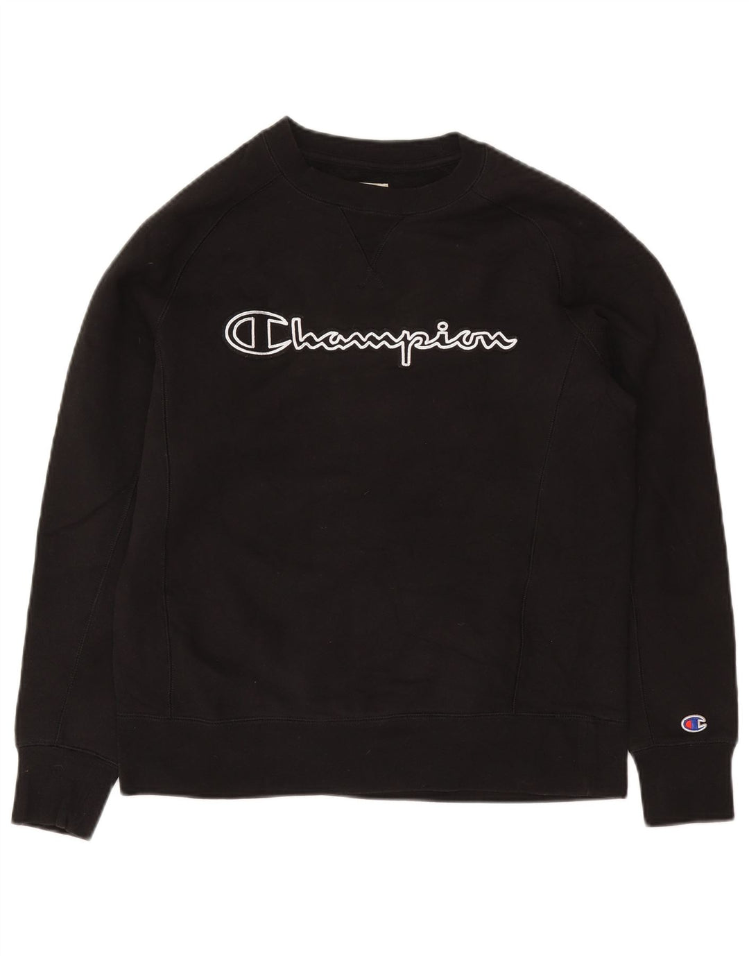 Ανδρικό φούτερ Champion Petit Graphic Jumper Μικρό μαύρο βαμβακερό