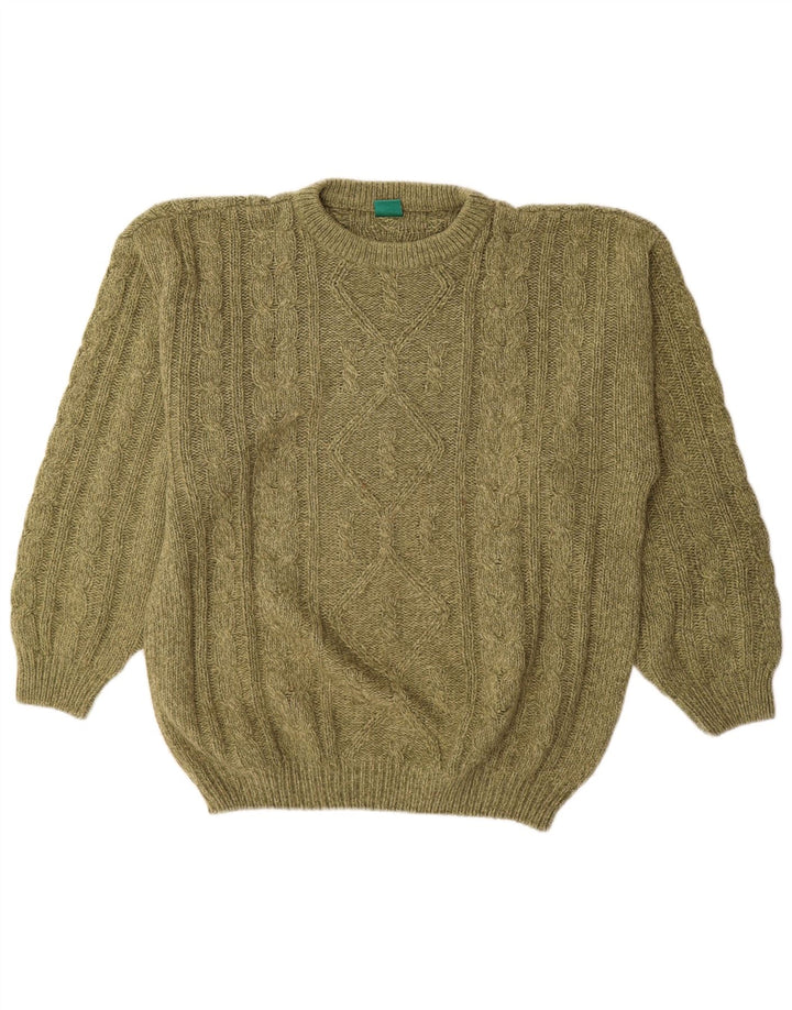 Ανδρικό πουλόβερ Canda Crew Neck Jumper Μεγάλο Πράσινο Ακρυλικό