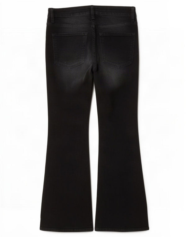Marks & Spencer Womens The Eva Bootcut Jeans UK 10 Small W28 L28 Black