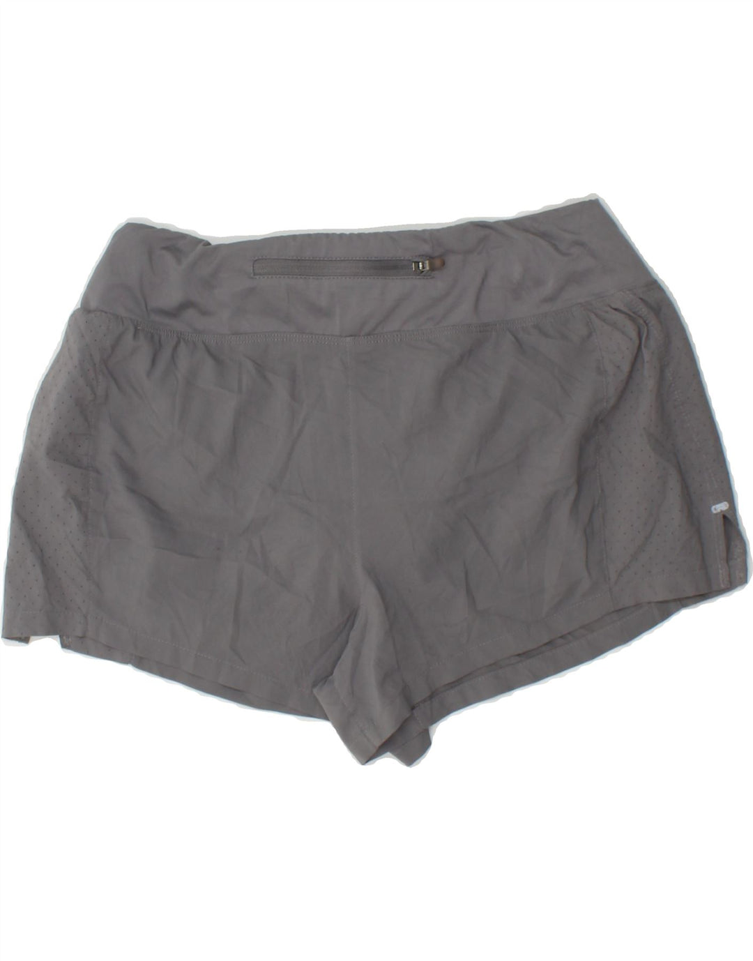 NIKE Womens Dri Fit Sport Shorts UK 12 Medium  Grey Vintage Nike and Second-Hand Nike from Messina Hembry 
