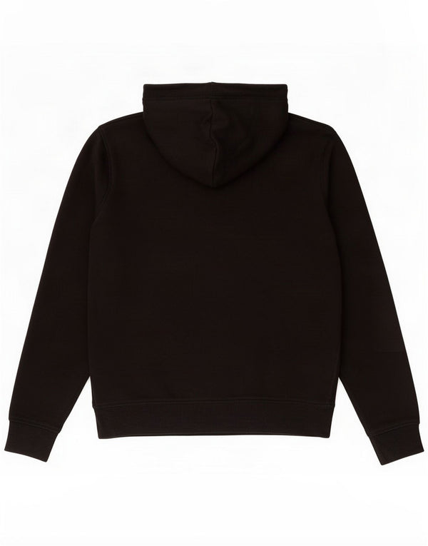 Penguin Mens Hoodie Jumper Small Black Cotton