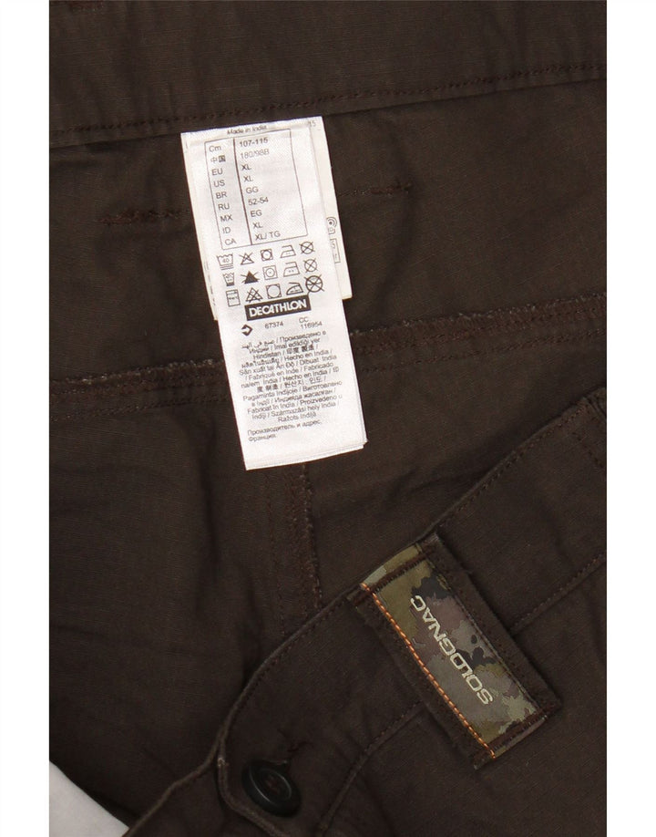 Ανδρικό σορτς Cargo Decathlon XL W38 καφέ πολυεστέρας