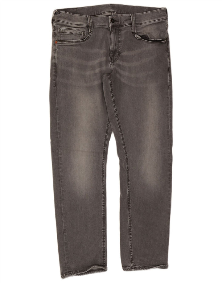 Mustang Ανδρικό Slim Jeans W34 L28 Γκρι βαμβακερό