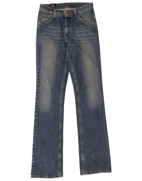 Lee Womens REED Bootcut Jeans W30 L34 Blue Cotton
