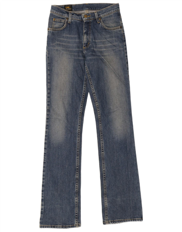 Lee Womens REED Bootcut Jeans W30 L34 Blue Cotton
