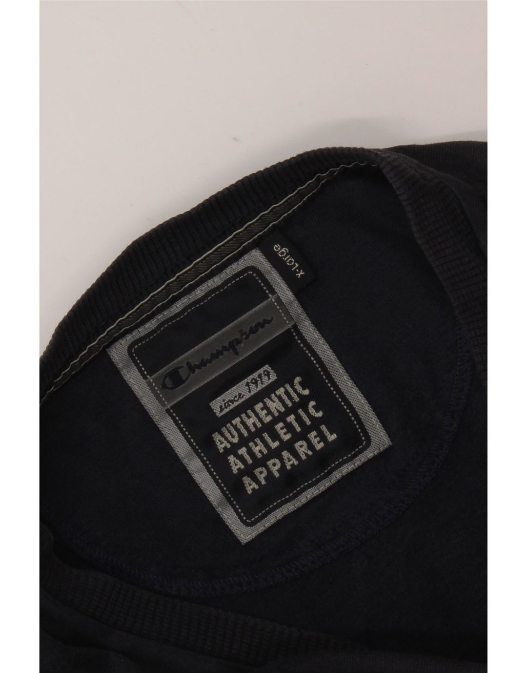 Ανδρικό τοπ Champion μακρυμάνικο XL Navy Blue