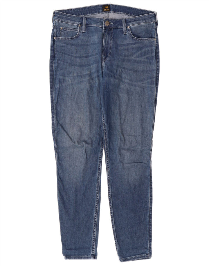 Lee Womens Scarlett Skinny Jeans W32 L31 Blue Cotton