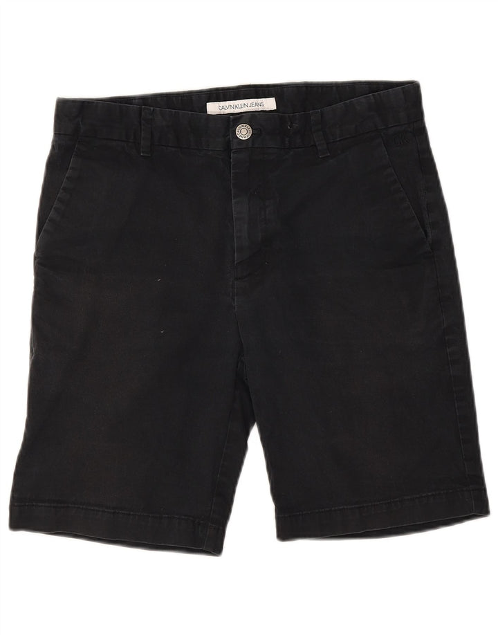 Ανδρικό σορτς chino Calvin Klein W30, μεσαίο μπλε βαμβακερό
