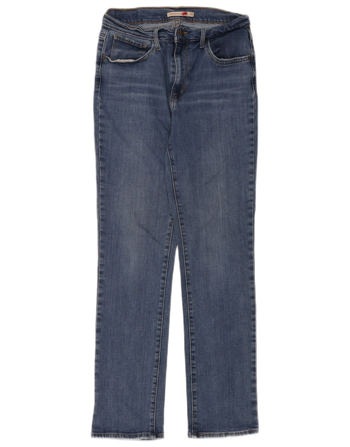 Γυναικείο Levi's 724 ψηλό ίσιο τζιν W30 L28 Μπλε