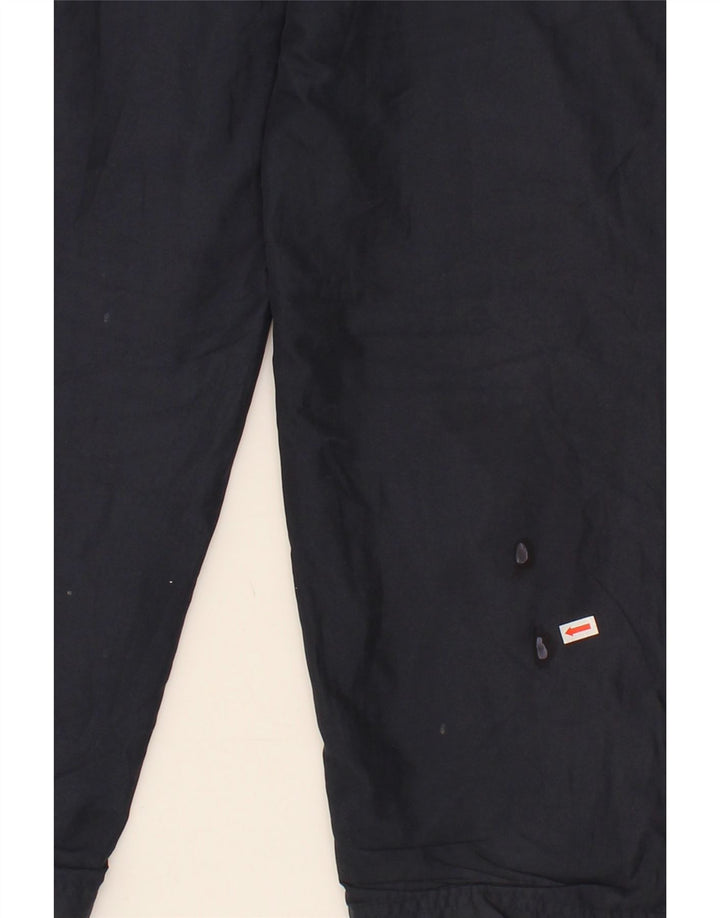 REEBOK Womens Tracksuit Trousers UK 12 Medium Navy Blue Polyester Vintage Reebok and Second-Hand Reebok from Messina Hembry 