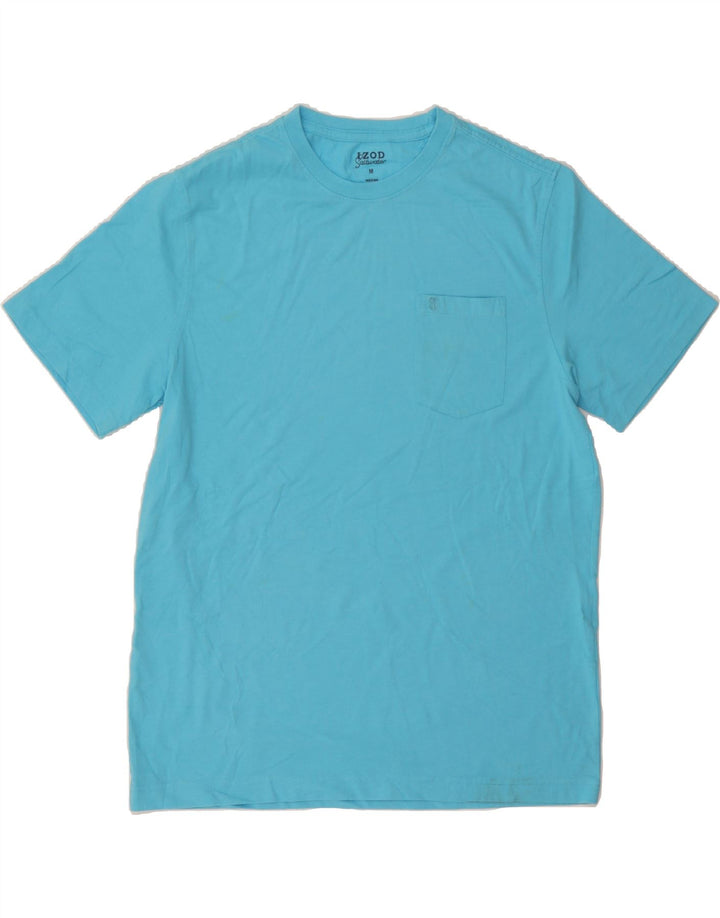 IZOD Mens Salt Water T-Shirt Top Medium Blue Cotton Vintage Izod and Second-Hand Izod from Messina Hembry 
