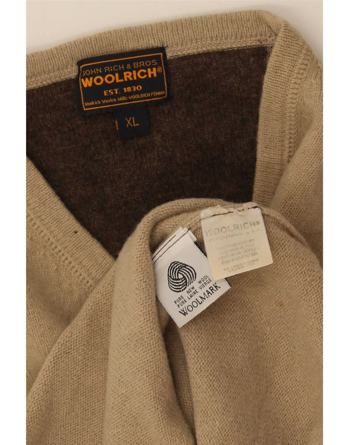 Woolrich Ανδρικό γιλέκο Tank Top XL Beige New Wool