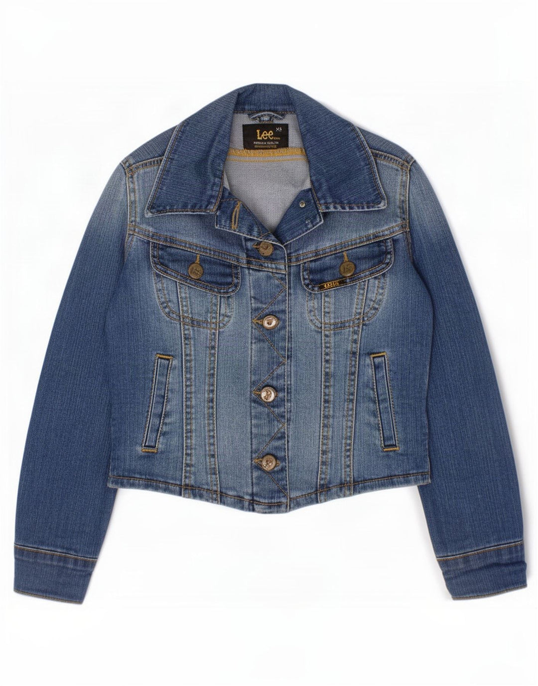 Τζιν Μπουφάν Lee Girls 7-8 Years XS Blue Cotton