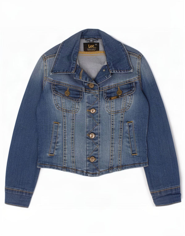 Τζιν Μπουφάν Lee Girls 7-8 Years XS Blue Cotton