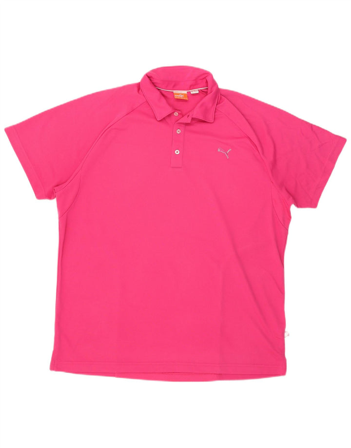 Puma Ανδρικό πουκάμισο Polo XL Ροζ Πολυεστέρας