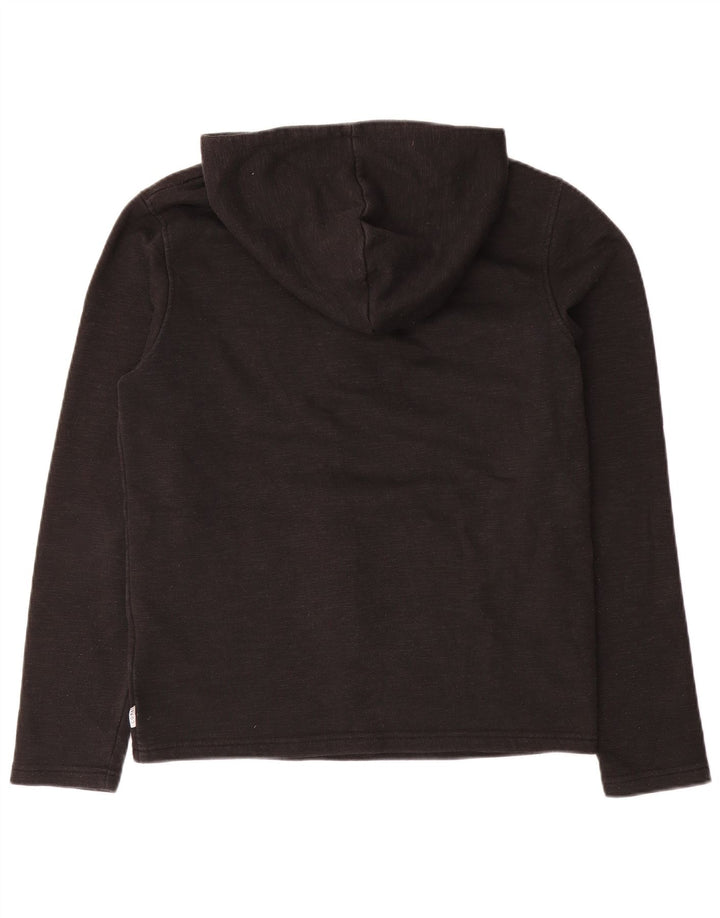 Jack & Jones Ανδρικό μπλουζάκι με κουκούλα με φερμουάρ Μικρός γκρι πολυεστέρας