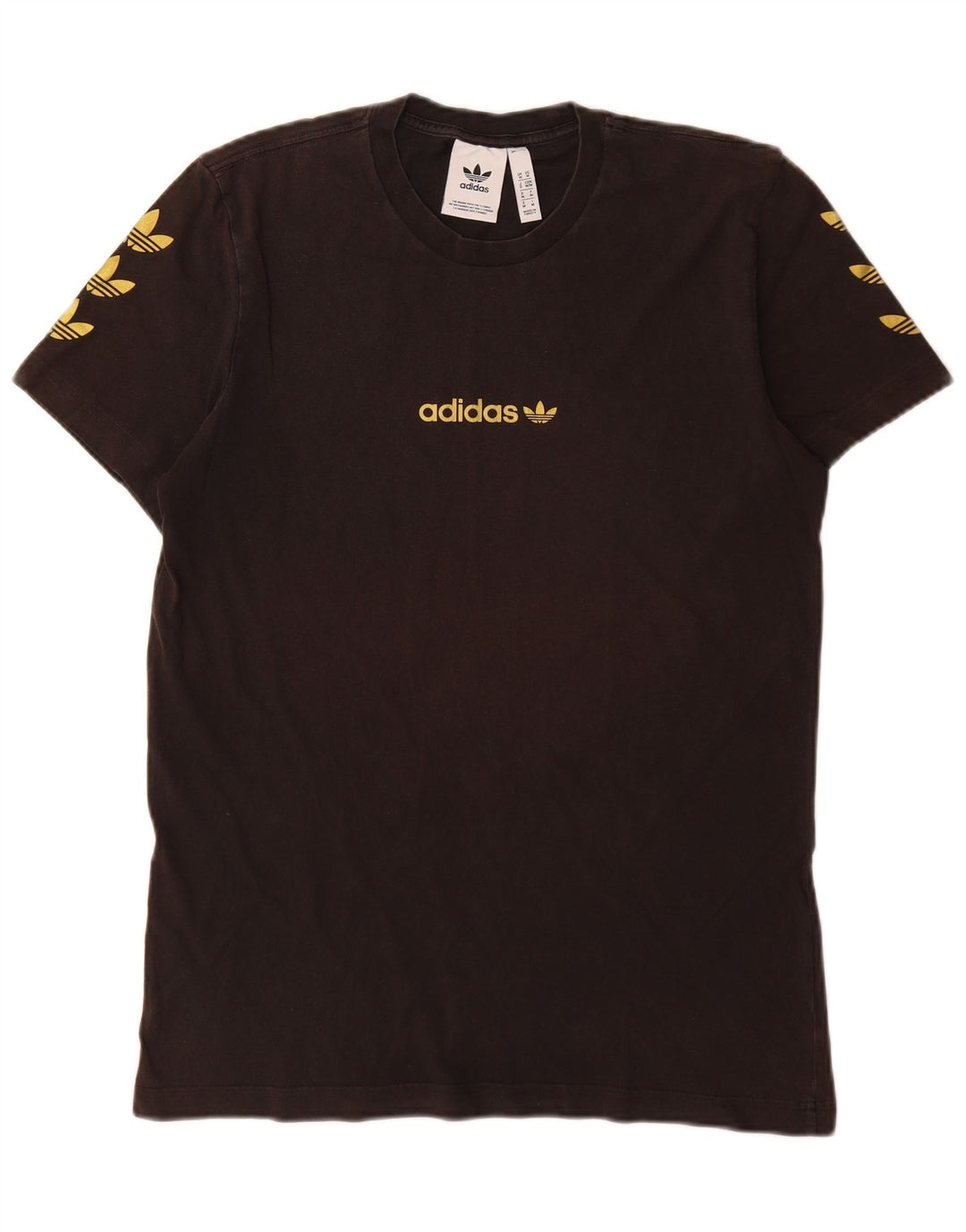 Ανδρικό γραφικό T-Shirt Adidas Top Medium Μαύρο