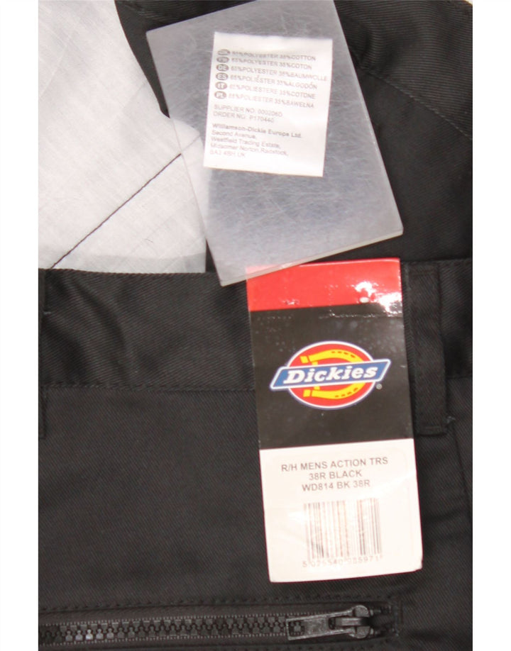 DICKIES Ανδρικό ίσιο παντελόνι Cargo W38 L30 Μαύρο πολυεστέρα