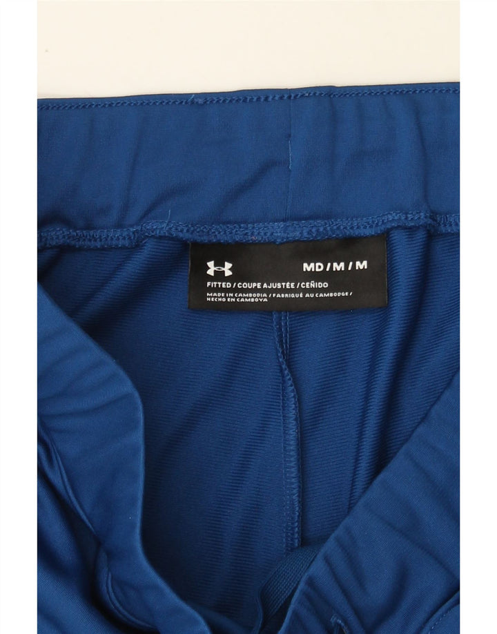UNDER ARMOUR Mens Fitted Tracksuit Trousers Medium  Blue Colourblock Vintage Under Armour and Second-Hand Under Armour from Messina Hembry 
