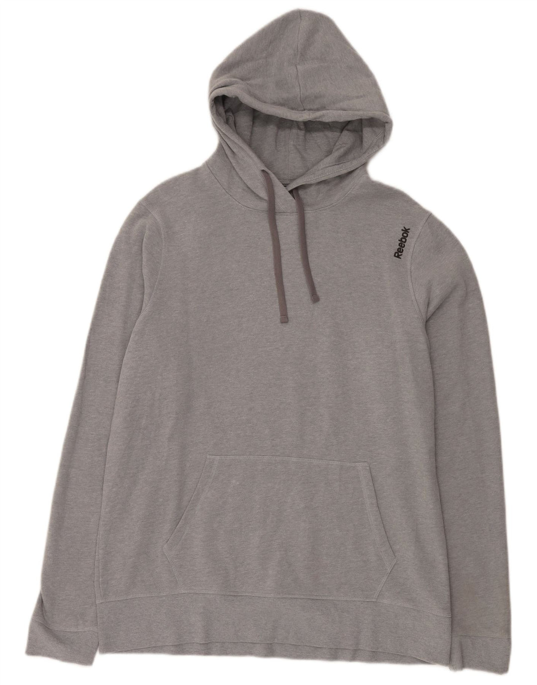 Ανδρικό Reebok Hoodie Jumper μεγάλο γκρι βαμβακερό