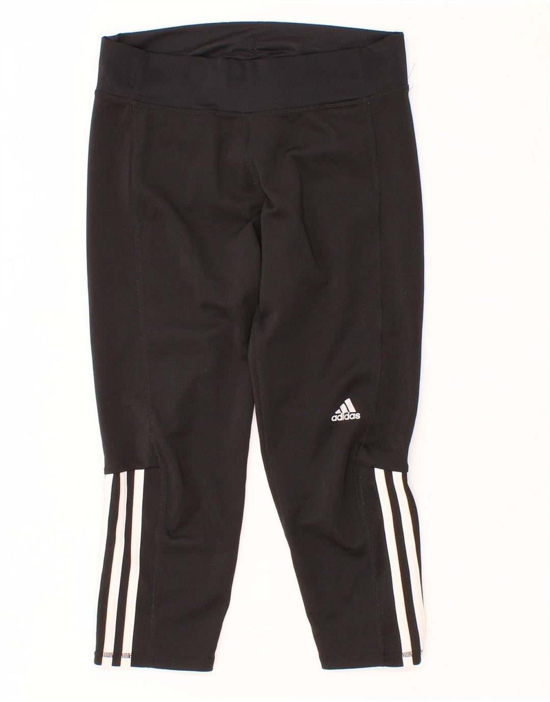 ADIDAS Womens Capri Leggings UK 8/10  Small Black Vintage Adidas and Second-Hand Adidas from Messina Hembry 