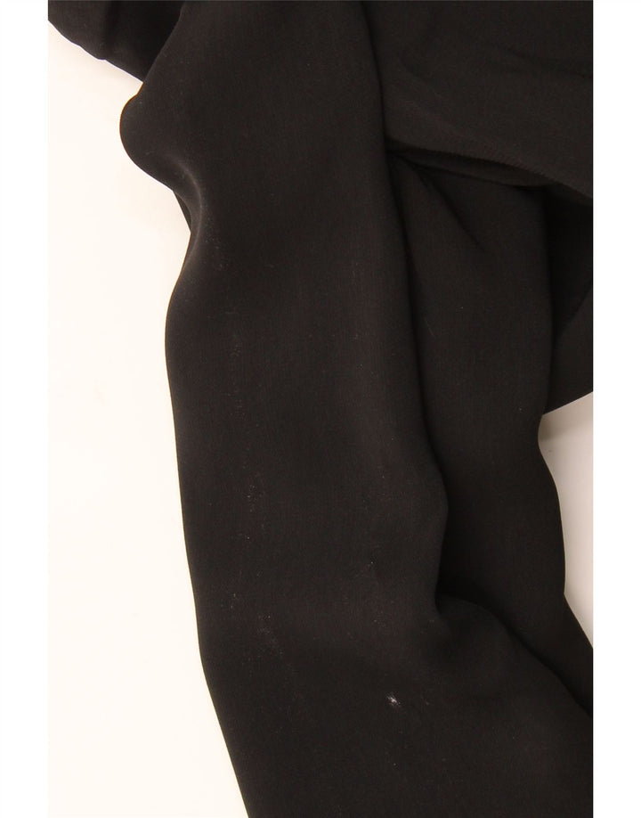 Zara Γυναικείο Open Blazer Jacket UK 18 XL Μαύρο
