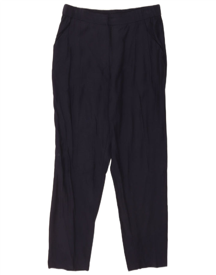 Massimo Dutti Γυναικείο ίσιο παντελόνι Chino EU 40 Medium W30 L29 Navy Blue