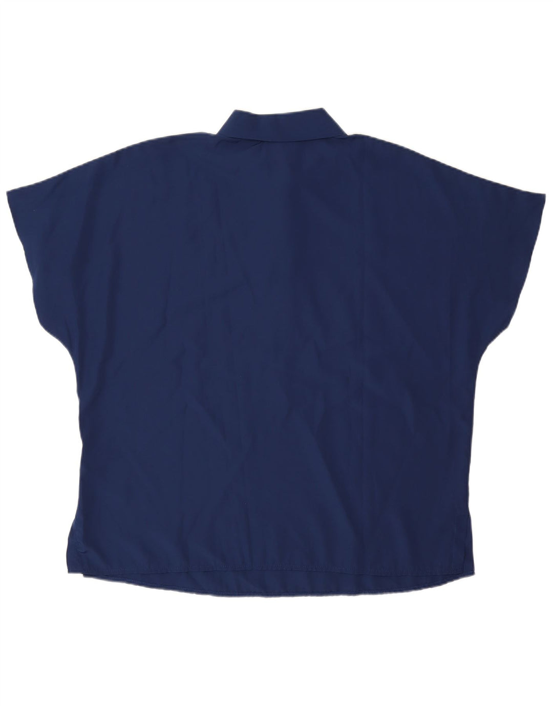 Vintage γυναικείο υπερμεγέθη μπλουζάκι πόλο UK 18 XL Navy Blue Polyester