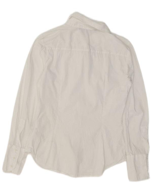 Γυναικείο Επίσημο Πουκάμισο ZARA UK 10 Small White Βαμβακερό