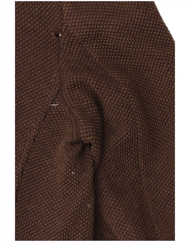 Massimo Dutti Ανδρικό σακάκι σακάκι με 2 κουμπιά UK 42 XL καφέ βαμβακερό