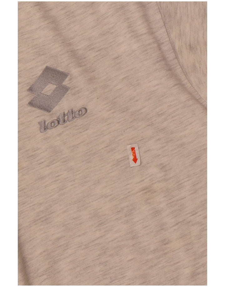 Ανδρικό γραφικό μπλουζάκι Lotto Top Medium Grey Flecked