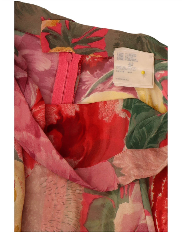 Vintage Γυναικείο Σετ Φούστας 2 τεμαχίων IT 42 Medium W26 Πολύχρωμο Floral