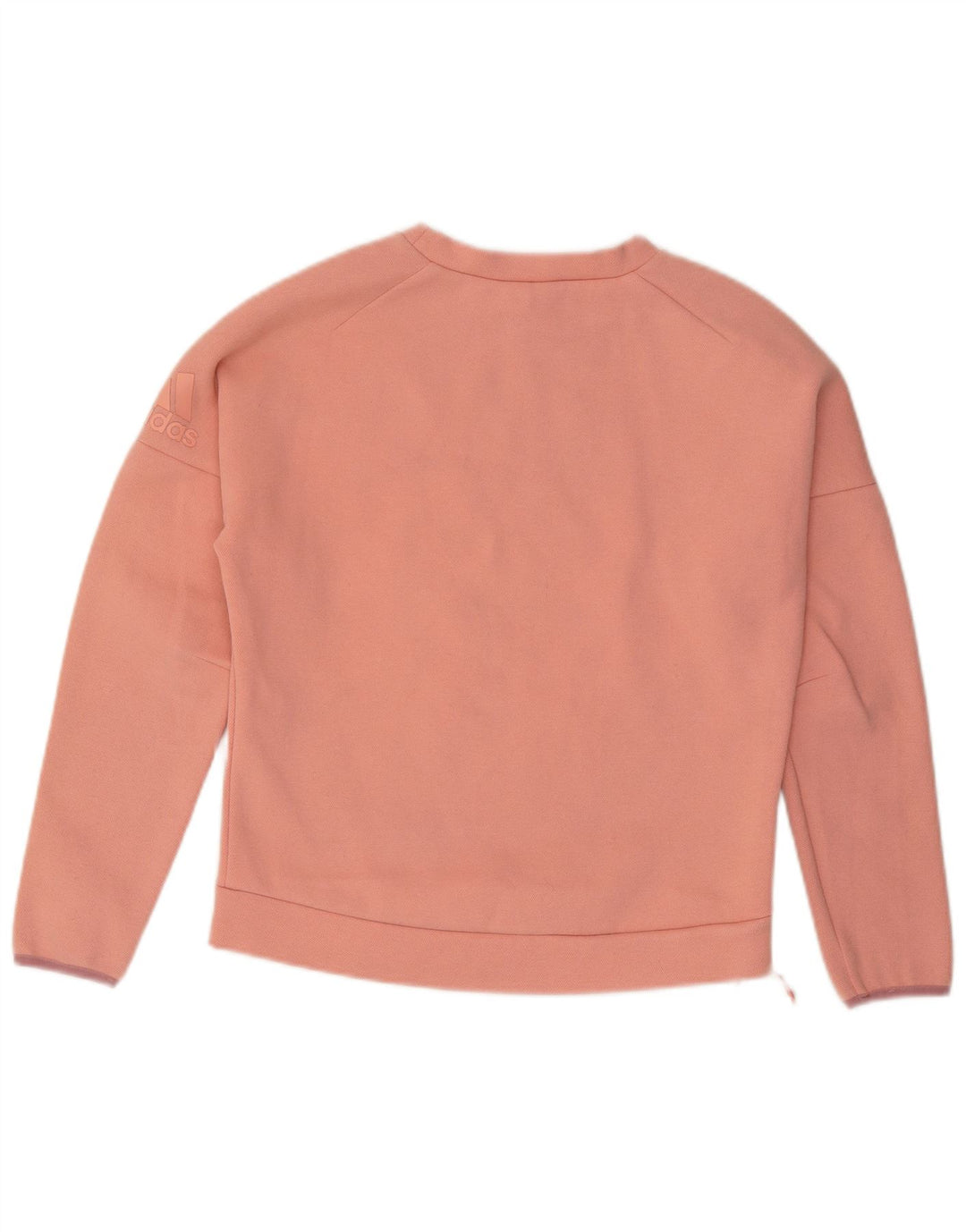 ADIDAS Γυναικεία φούτερ υπερμεγέθη Jumper UK 8/10 Μικρό ροζ βαμβακερό
