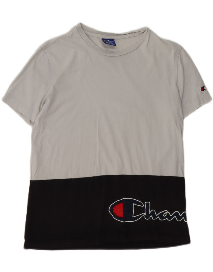 Ανδρικό γραφικό T-shirt CHAMPION Top Small Black Colourblock