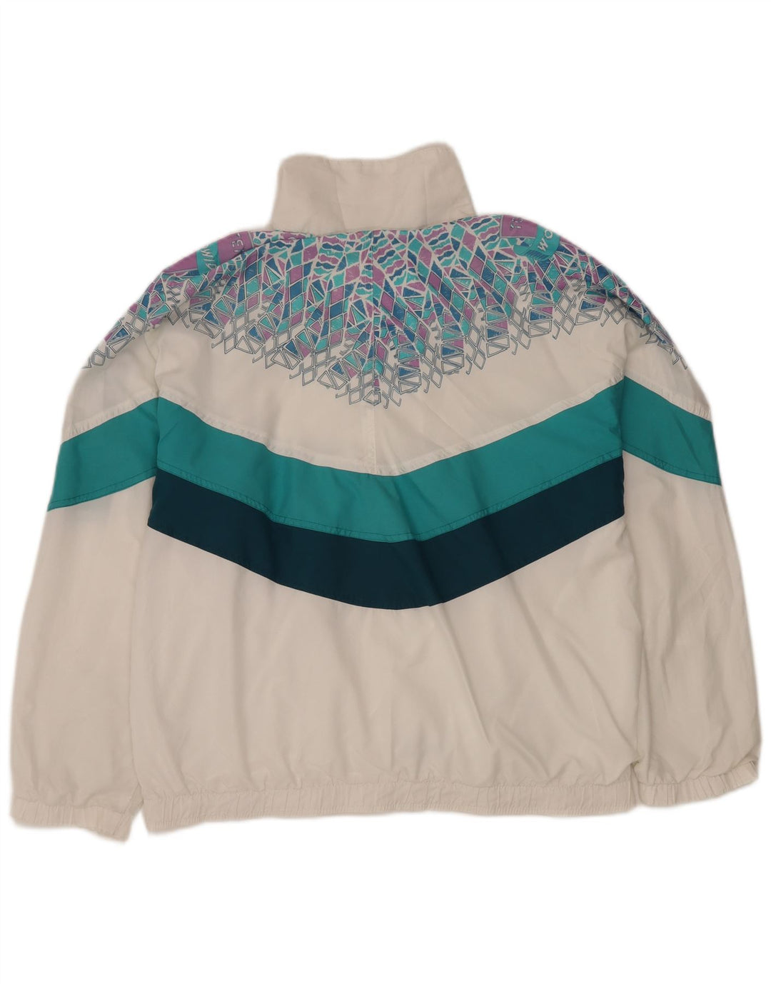 Ανδρική φόρμα ELLESSE Top Jacket XL Λευκό γεωμετρικό