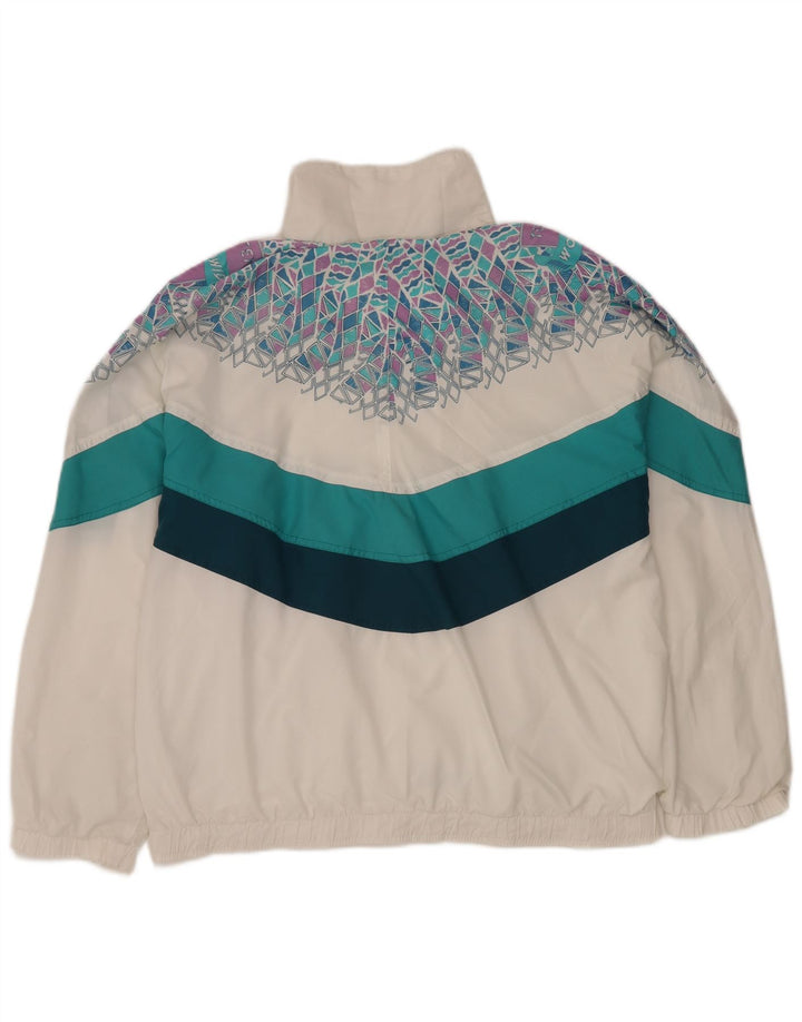 Ανδρική φόρμα ELLESSE Top Jacket XL Λευκό γεωμετρικό