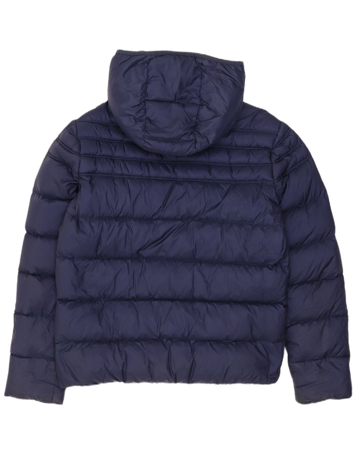 CALVIN KLEIN JEANS Ανδρικό μπουφάν με κουκούλα UK 40 Large Navy Blue Nylon