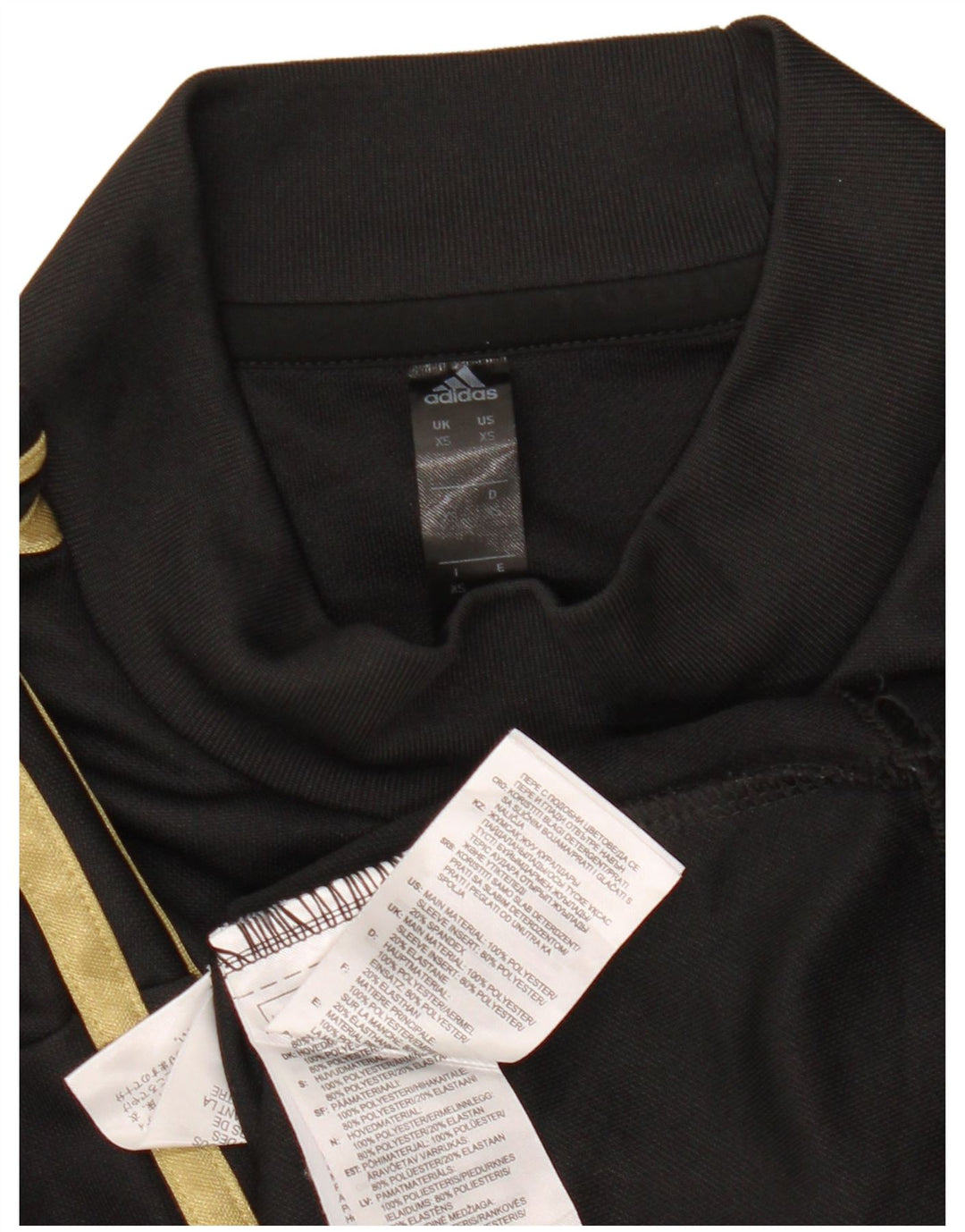 Μακρυμάνικο XS Μαύρο Πολυεστέρας ανδρικής ADIDAS Real Madrid